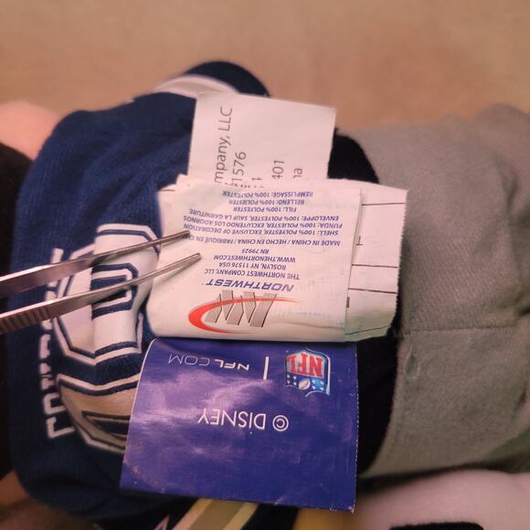 DISNEY NFL Dallas Cowboys Mickey Mouse 15" Stuffed Plush Football Jersey 00 - Picture 6 of 6